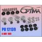 PO12139-Pistons valves c2shocks for XRay XB9 - 6Mik - PO12139