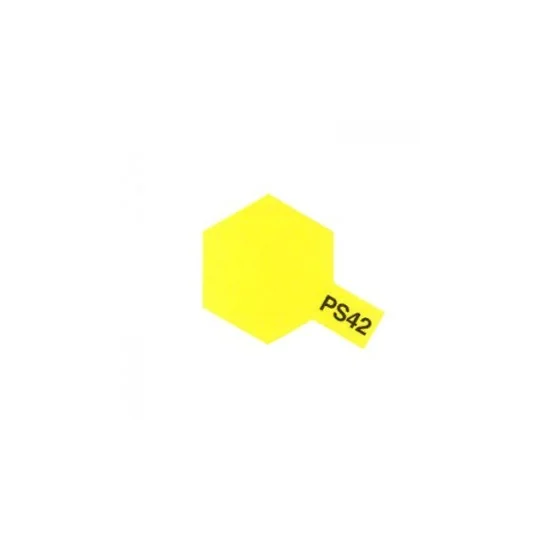 Peinture bombe Lexan jaune translucide PS42 Tamiya Tamiya 86042 - 1 86042-Peinture bombe Lexan jaune translucide PS42 Tamiya - 86042