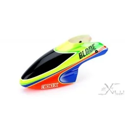 Bubble fiberglass green/orange Blade 300 X E-flite BLH4542D - 2