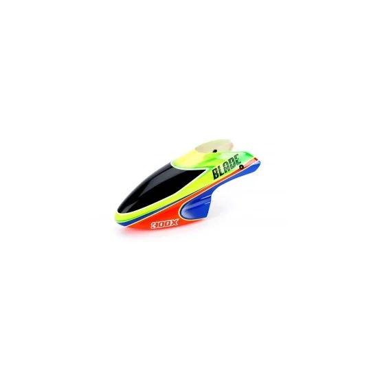 BLH4542D-Bulle en fibre de verre verte/orange Blade 300X - BLH4542D
