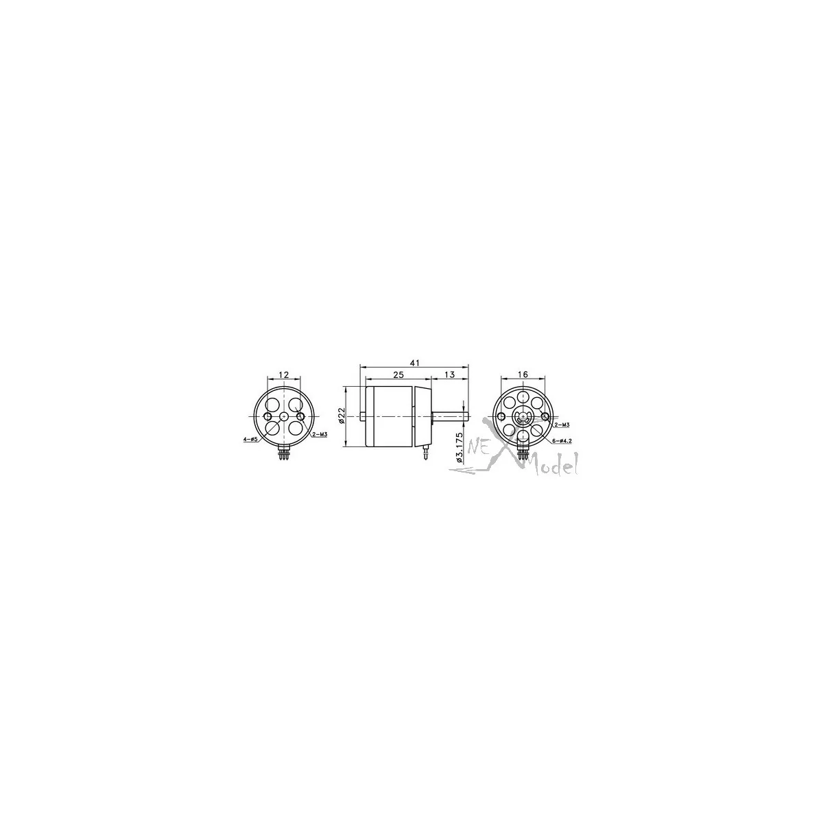 Brushless motor D2225/13 2000Kv DYS DYS D2225/13 - 2 Brushless motor D2225/13 2000Kv DYS DYS D2225/13 - 2