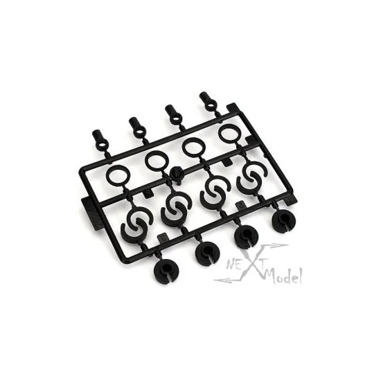 Set of parts shock absorbers Stadium Truck Electrix RC ECX1038 - 2 ECX1038-Set of parts shock absorbers Stadium Truck - ECX1038