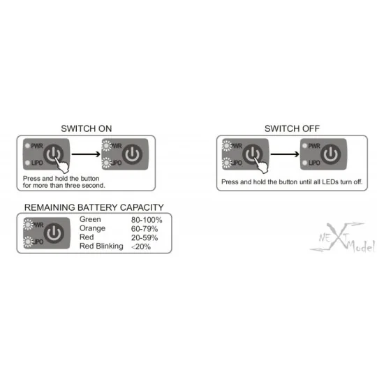 SK-600054-02-Interrupteur électronique SkyRC