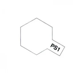 Paint bomb white Lexan PS1 Tamiya Tamiya 86001 - 1