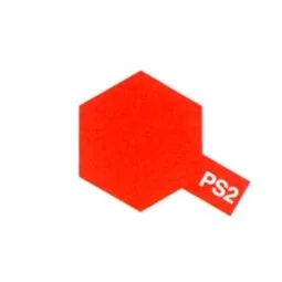 Peinture bombe Lexan rouge PS2 Tamiya Tamiya 86002 - 1
