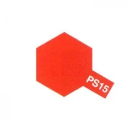 Peinture bombe Lexan rouge métallisé PS15 Tamiya Tamiya 86015 - 1