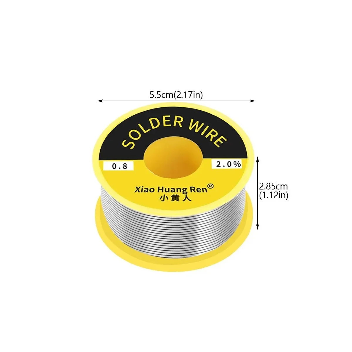 Solder tin 0.8mm 60% tin 50g A2Pro 992684 - 3