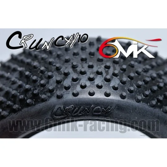 TM101R-Tires Crunch 1/10 before red + foam 6Mik