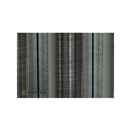 21-105-002-Entoilage Oracover Aluminium brossé 2m