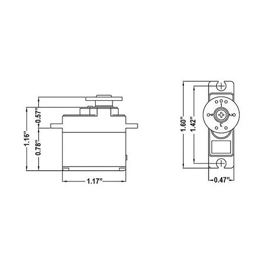112040-Servo nano HS-40 Hitec - 112040