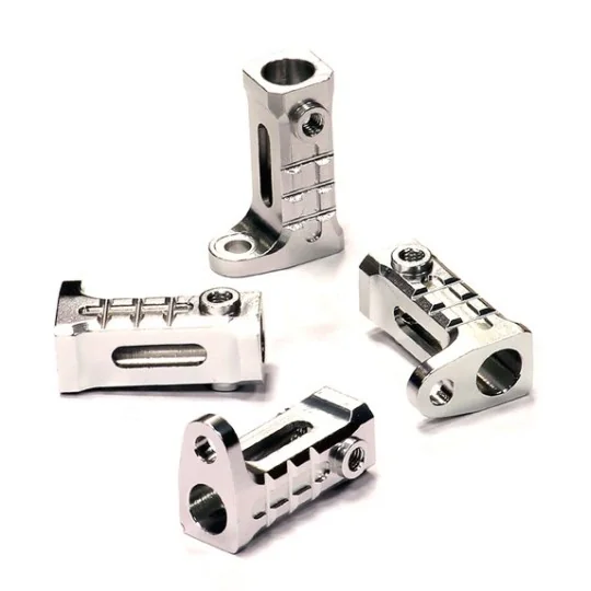 Support for rails alu Silver (4) Axial SCX-10 Integy C24653SILVER - 1 C24653SILVER-Support for rails alu Silver (4) Axial SCX-10 - C24653SILVER