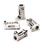 Support for rails alu Silver (4) Axial SCX-10 Integy C24653SILVER - 1 C24653SILVER-Support for rails alu Silver (4) Axial SCX-10 - C24653SILVER