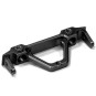 C24650BLACK-Rear bumper bracket aluminium Axial SCX-10 black