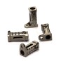 C24653GUN-Support de rails alu Gun (4) Axial SCX-10 - C24653GUN