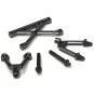 Support d'amortisseur alu arrière Noir Axial SCX-10 Integy C24656BLACK - 1 C24656BLACK-Support d'amortisseur alu arrière Noir Axial SCX-10 - C24656BLACK