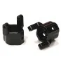 C24568BLACK-Calipers alu black (4) Axial SCX-10 - C24568BLACK