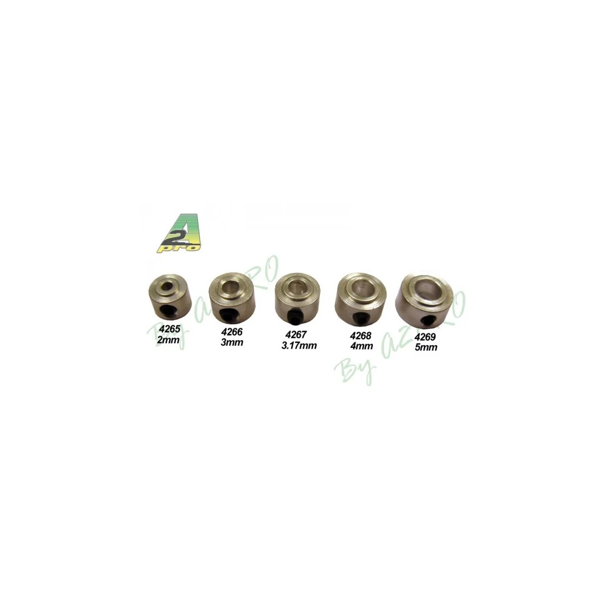 Bagues d'arrêt épaulées 3mm A2Pro A2Pro S0444266 - 1