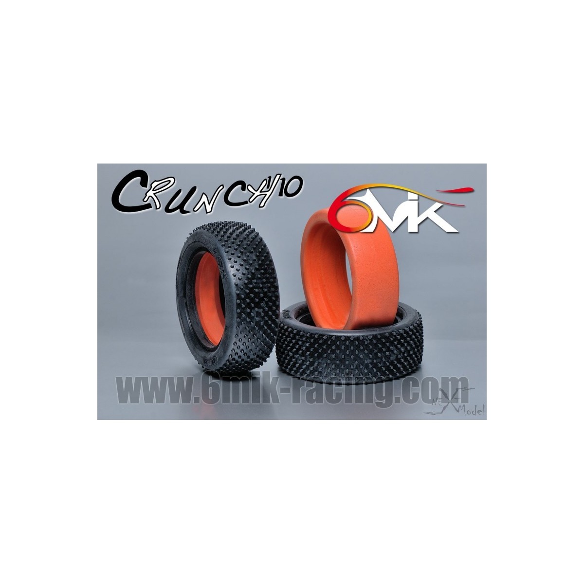 Tires Crunch 1/10 before red + inserts 6Mik 6Mik TI101R - 1