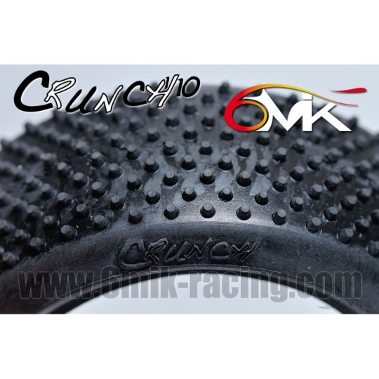 TI101R-Tires Crunch 1/10 before red + inserts 6Mik