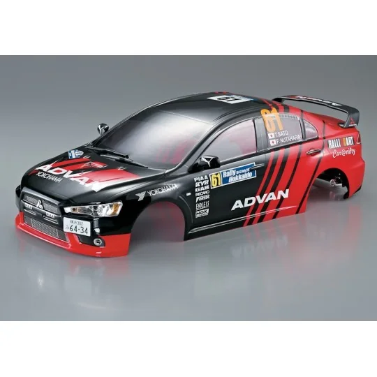 KB48002-Body Mitsubishi Lancer Evo X Rally-racing 1/10 190 mm Killerbody - KB48002