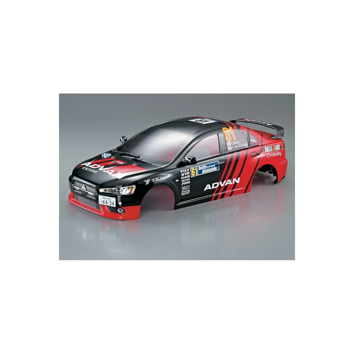 Body Mitsubishi Lancer Evo X Rally-racing 1/10 190 mm Killerbody Killerbody KB48002 - 1