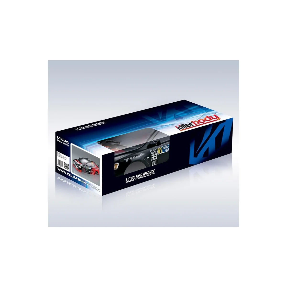 Body Mitsubishi Lancer Evo X Rally-racing 1/10 190 mm Killerbody Killerbody KB48002 - 2