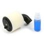 R07105-Filtre à air TT 1/8 double mousse avec coude et huile Robitronic - R07105