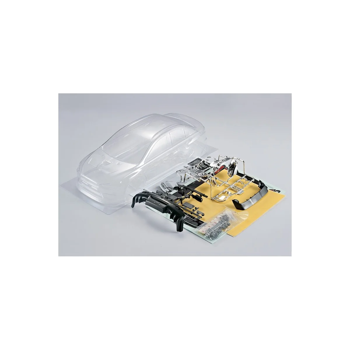 Body Mitsubishi Lancer Evo X transparent 1/10 190 mm Killerbody Killerbody KB48001 - 1 Body Mitsubishi Lancer Evo X transparent 1/10 190 mm Killerbody Killerbody KB48001 - 1