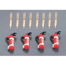 Fire extinguishers ABS to paint 1/10 (4) Killerbody Killerbody KB48052 - 1