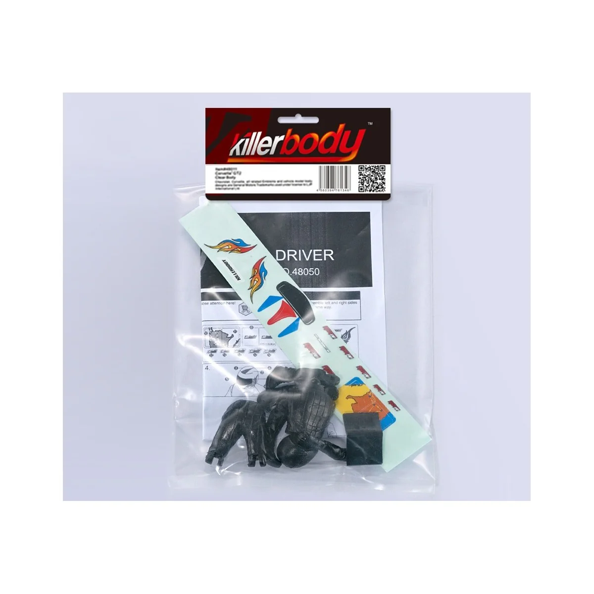 Driver to paint + decals 1/10 Killerbody Killerbody KB48050 - 2 Driver to paint + decals 1/10 Killerbody Killerbody KB48050 - 2