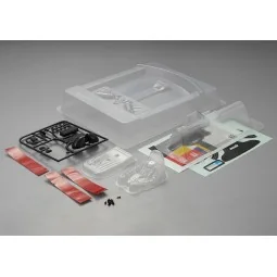 Set Cockpit à peindre + stickers 1/10 Killerbody Killerbody KB48224 - 1