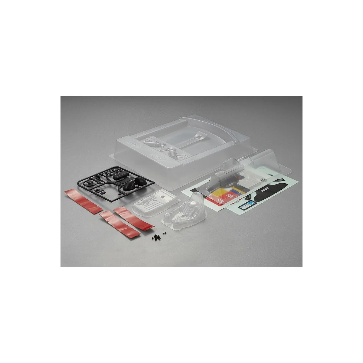 Set Cockpit à peindre + stickers 1/10 Killerbody Killerbody KB48224 - 1