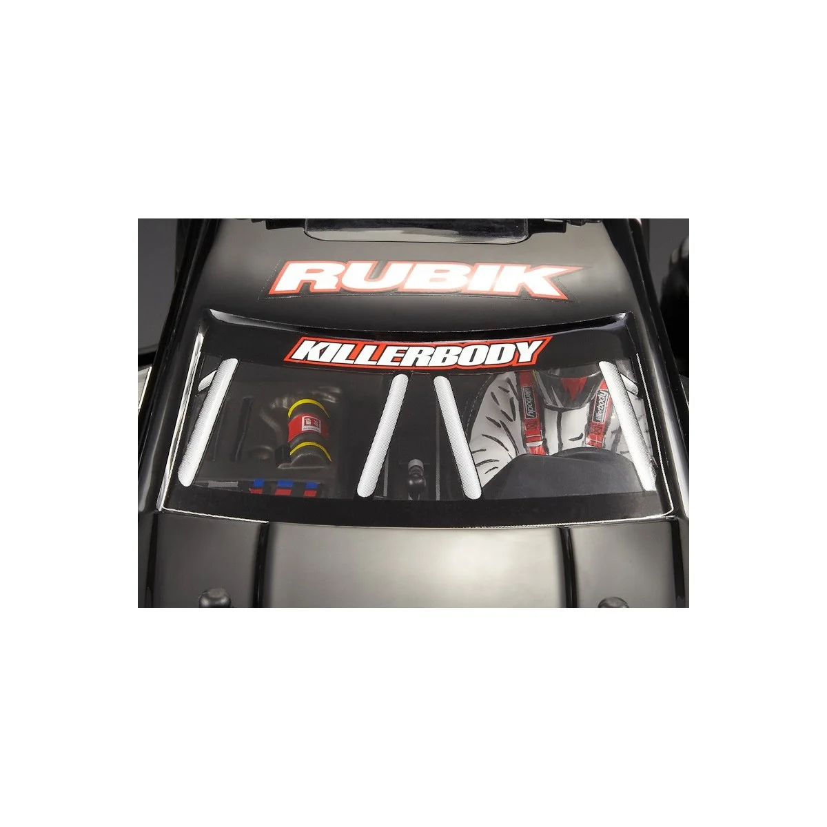 Set Cockpit à peindre + stickers 1/10 Killerbody Killerbody KB48224 - 3