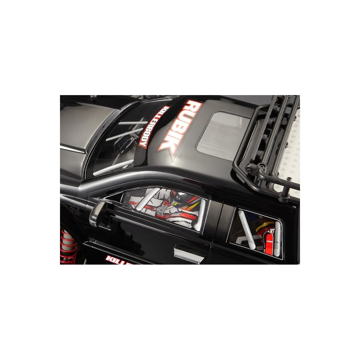Set Cockpit à peindre + stickers 1/10 Killerbody Killerbody KB48224 - 4
