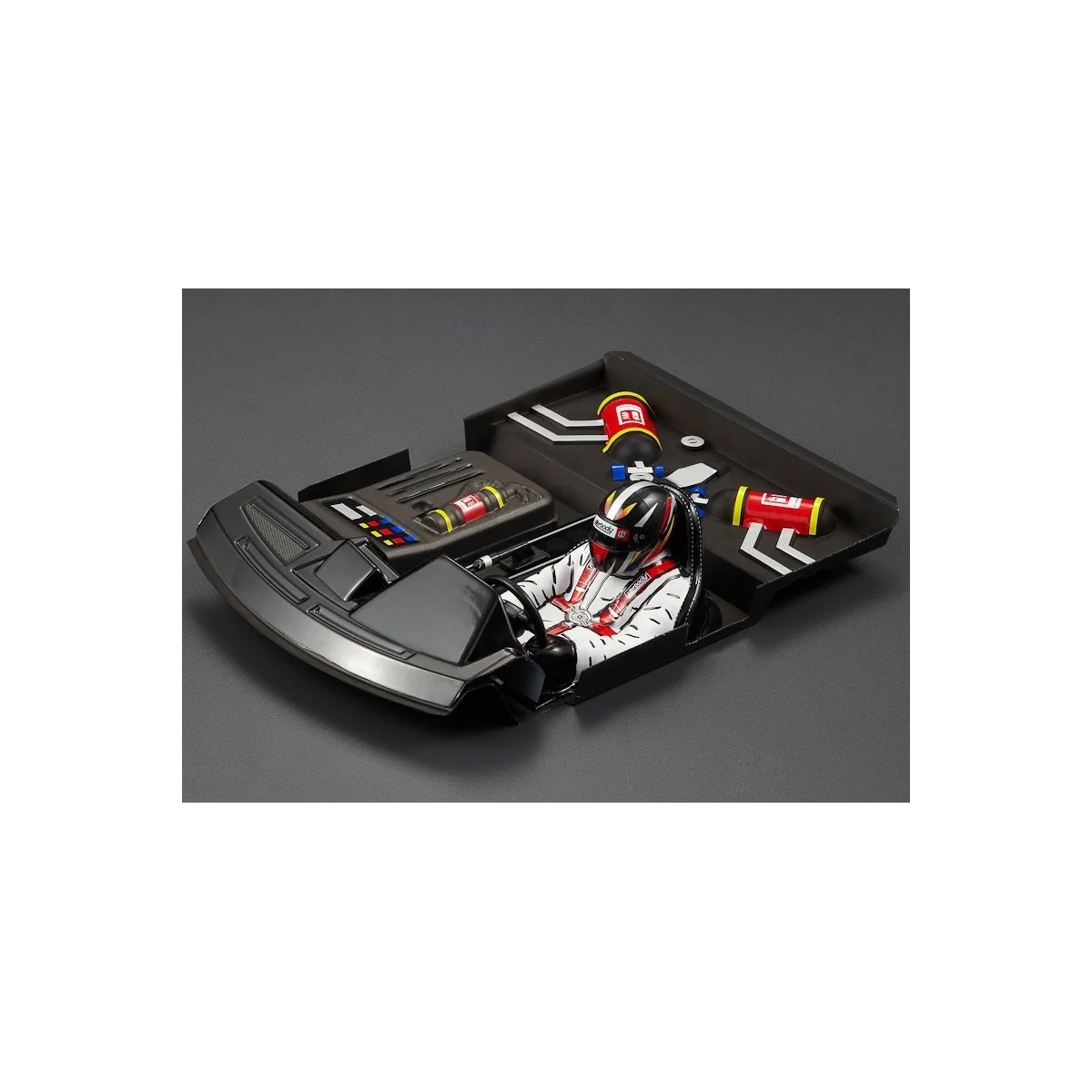 Set Cockpit à peindre + stickers 1/10 Killerbody Killerbody KB48224 - 6