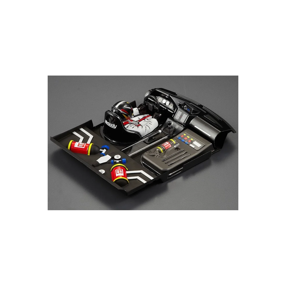 Set Cockpit à peindre + stickers 1/10 Killerbody Killerbody KB48224 - 10