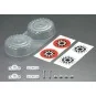 KB48038-Deco shock Lexan + decals 1/10 Killerbody wheels - KB48038