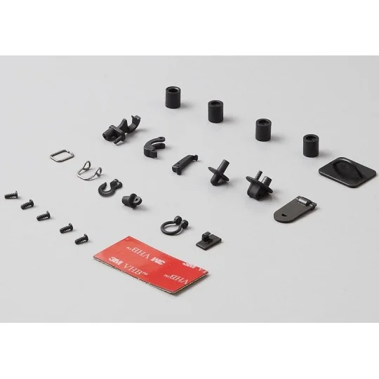 KB48361-Set of hooks plastic black 1/10 (4) Killerbody