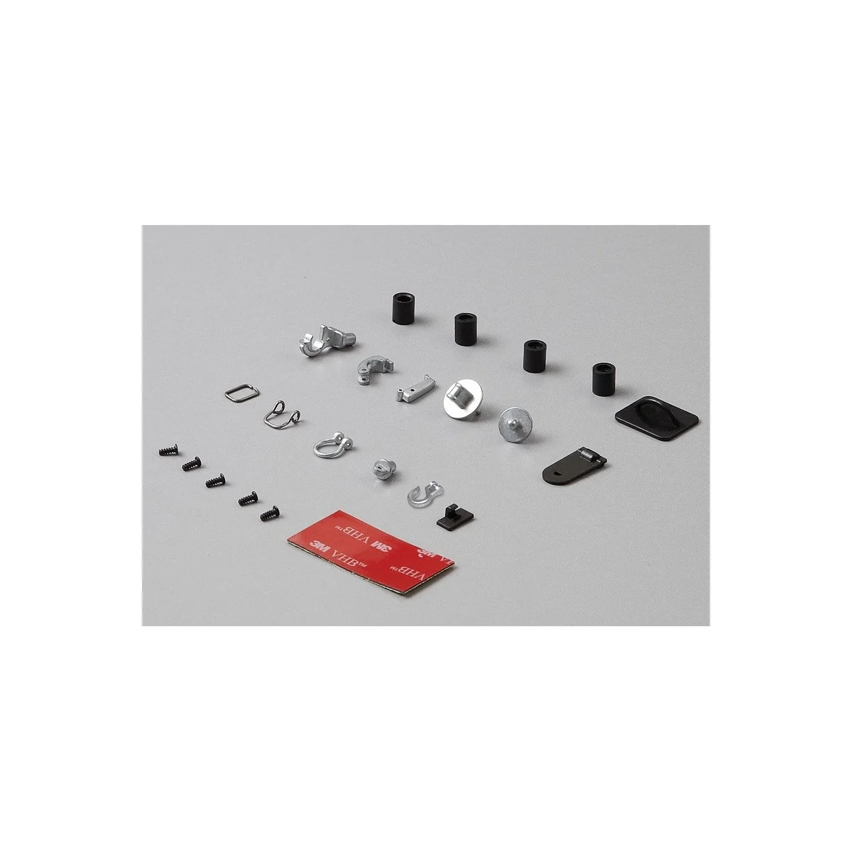 Set of grey plastic mounting hooks 1/10 (4) Killerbody Killerbody KB48350 - 1