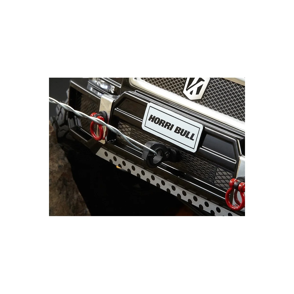 Set of grey plastic mounting hooks 1/10 (4) Killerbody Killerbody KB48350 - 4