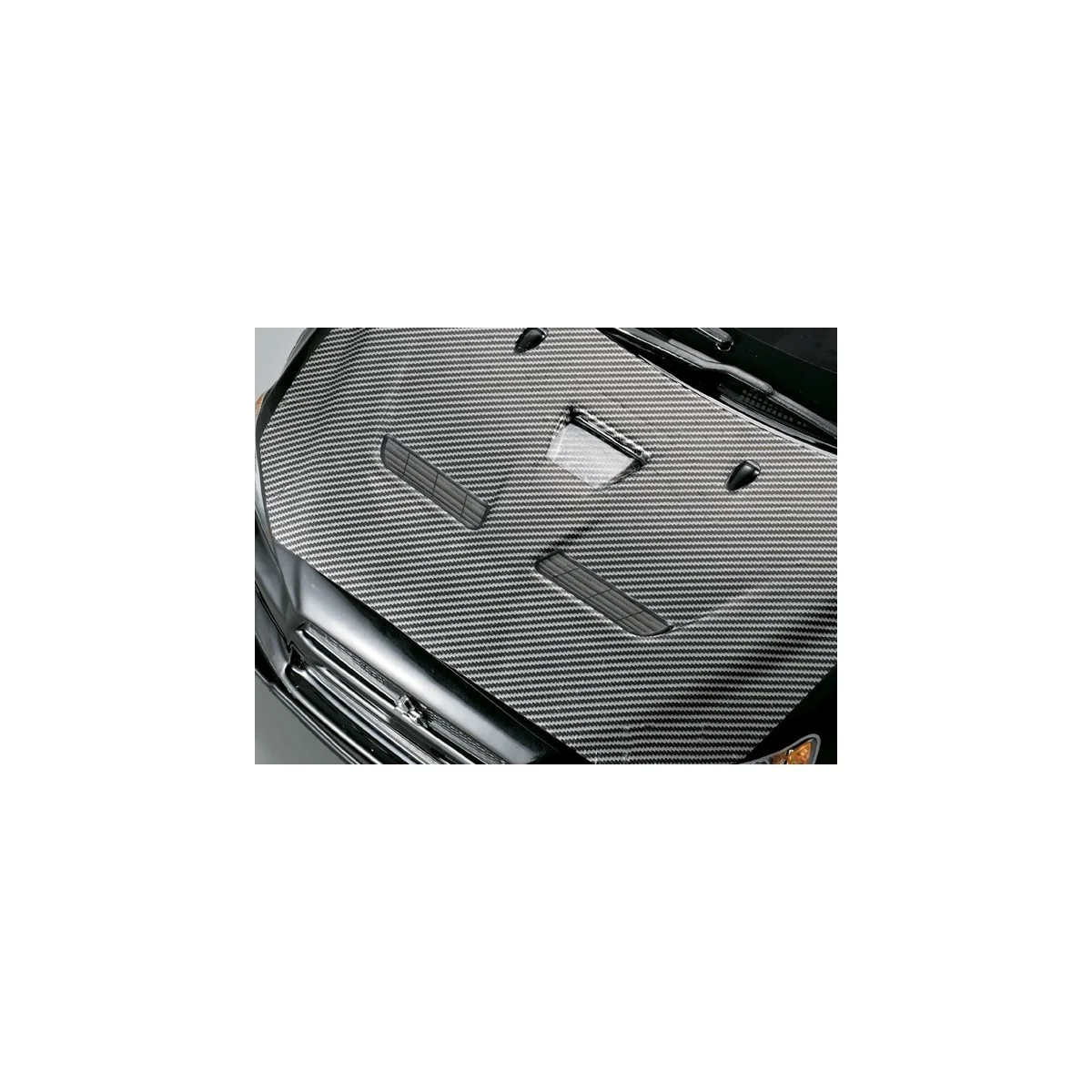 Autocollant carbone type B 30 X 19.5cm Killerbody Killerbody KB48126 - 2