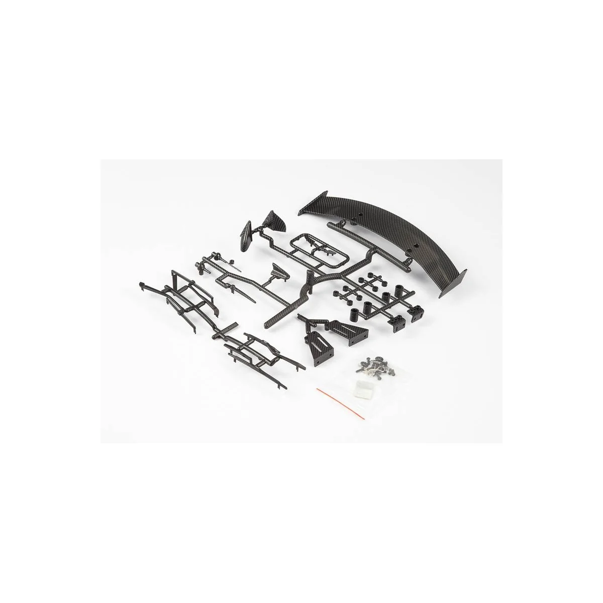 Aileron plastique déco carbone 1/10 piste Killerbody Killerbody KB48506 - 1