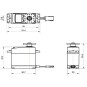 SC-0251MG+-Servo SC-0251MG+ 16kg 0.18s Savox