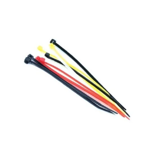 FAST105BK-Black rilsan necklaces 100x2.5mm (10) Fastrax - FAST105BK