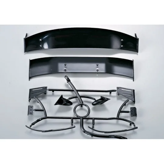 KB48128-Aileron plastique noir 1/10 piste Killerbody