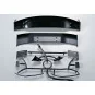 Aileron plastique noir 1/10 piste Killerbody Killerbody KB48128 - 1 KB48128-Aileron plastique noir 1/10 piste Killerbody - KB48128