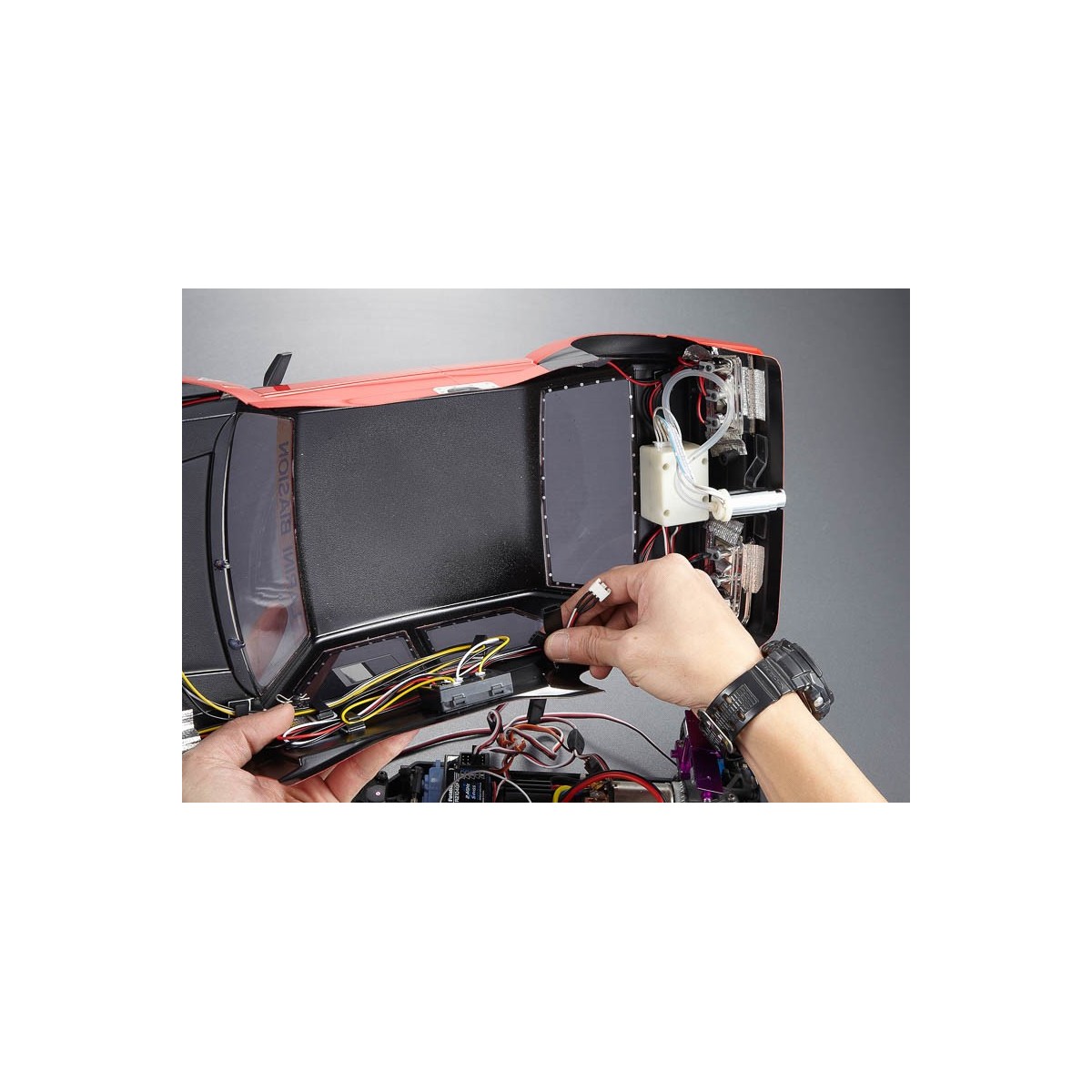 Pot d'échappement avec systeme fumée et led 1/10 Killerbody Killerbody KB48507 - 4