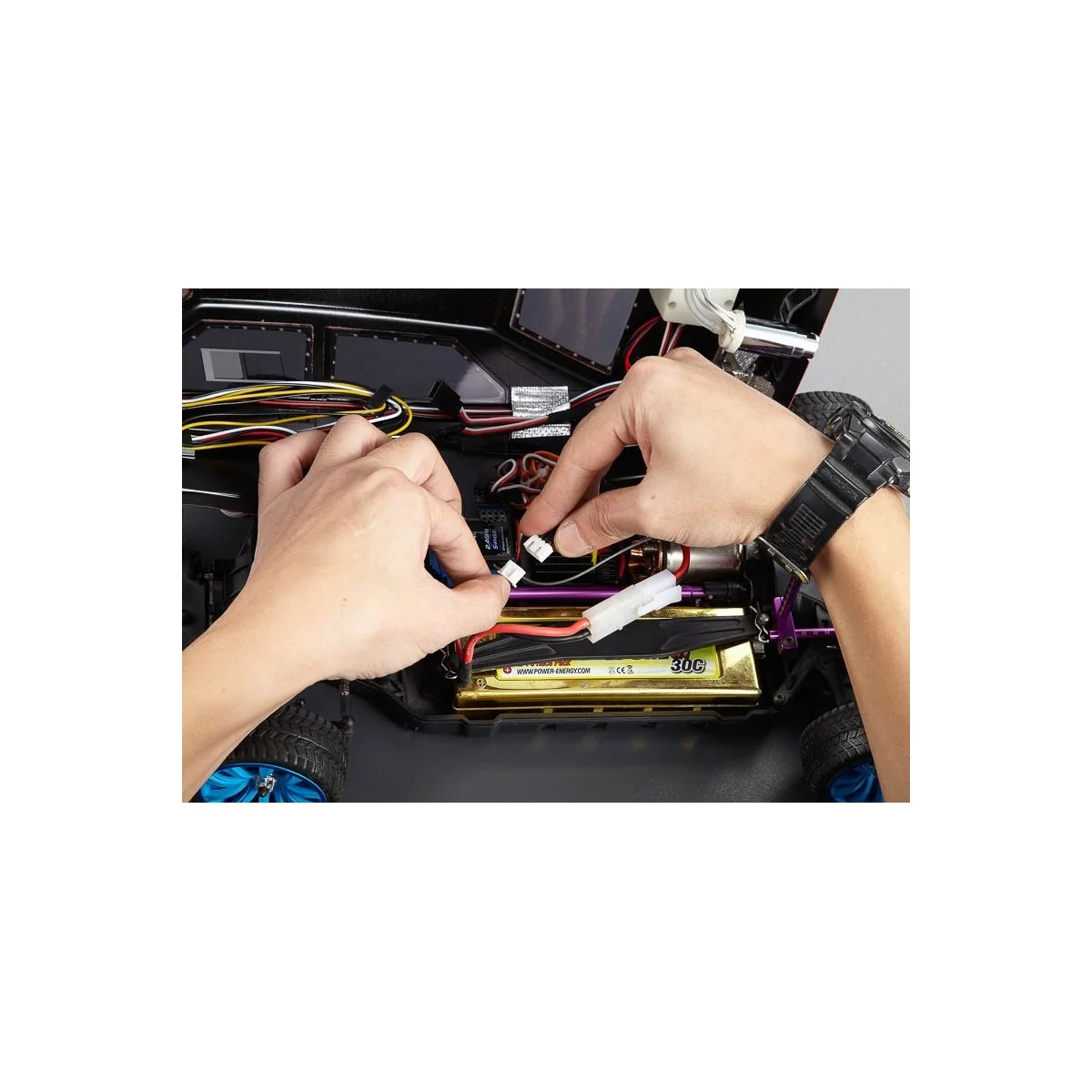 Exhaust smoke system with led 1/10 Killerbody Killerbody KB48507 - 5