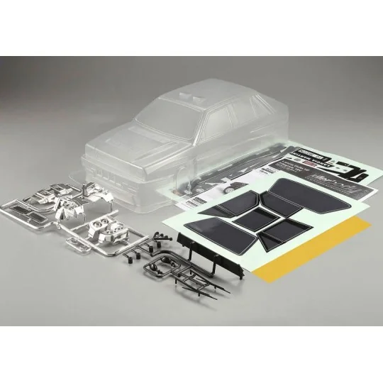 Lancia Delta HF Integrale 16V transparent 1/10 body 195 mm Killerbody Killerbody KB48488 - 1 KB48488-Lancia Delta HF Integrale 16V transparent 1/10 body 195 mm Killerbody - KB48488