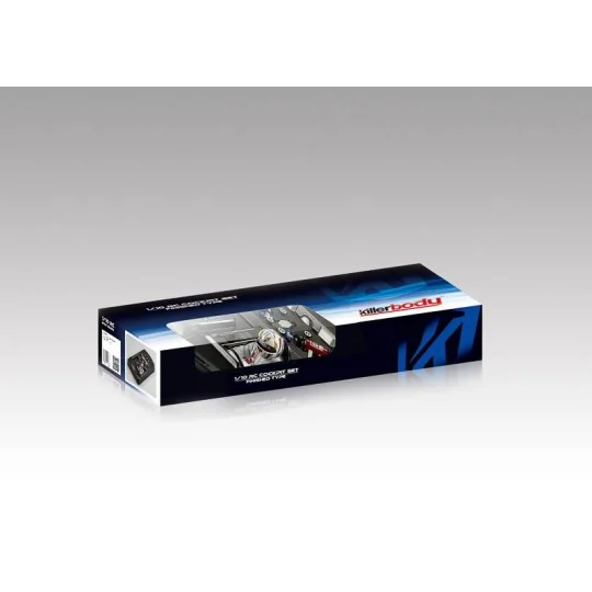 KB48501-Set Cockpit gauche moteur avant peint 1/10 Killerbody